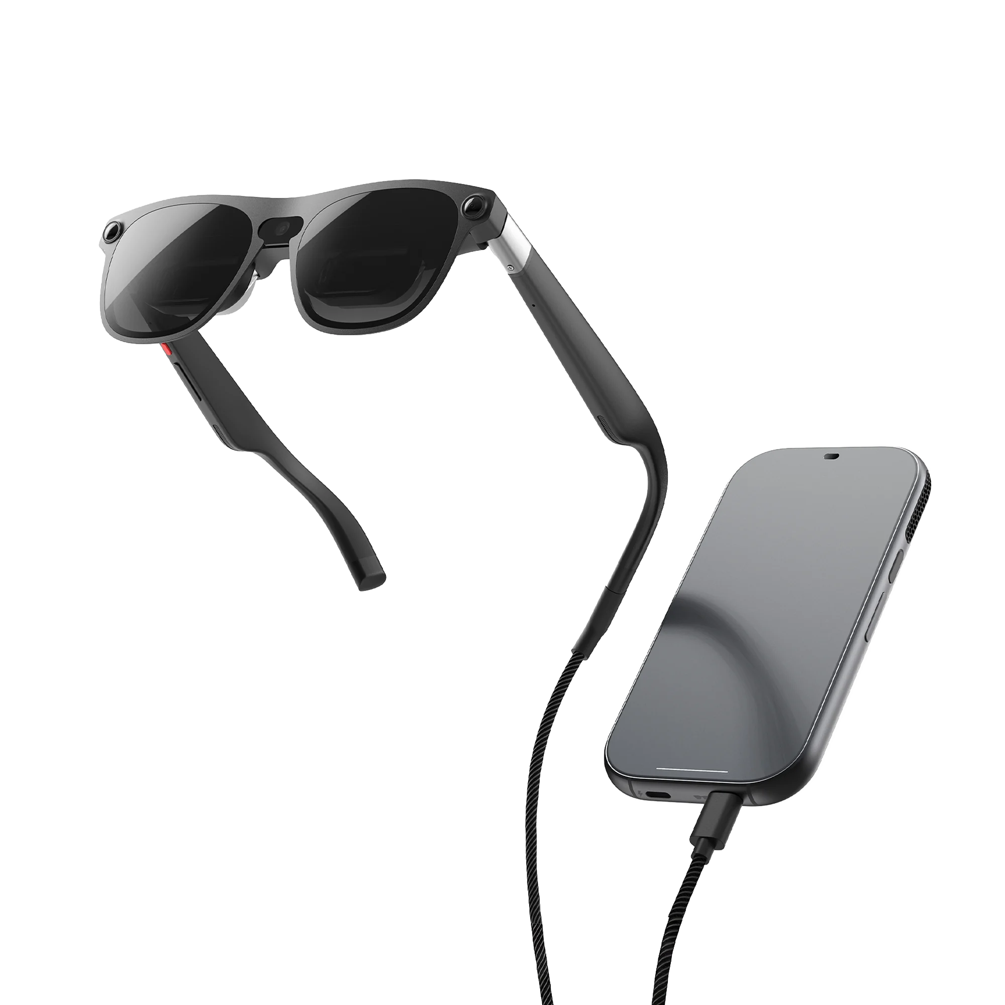XREAL AURA glasses and companion device